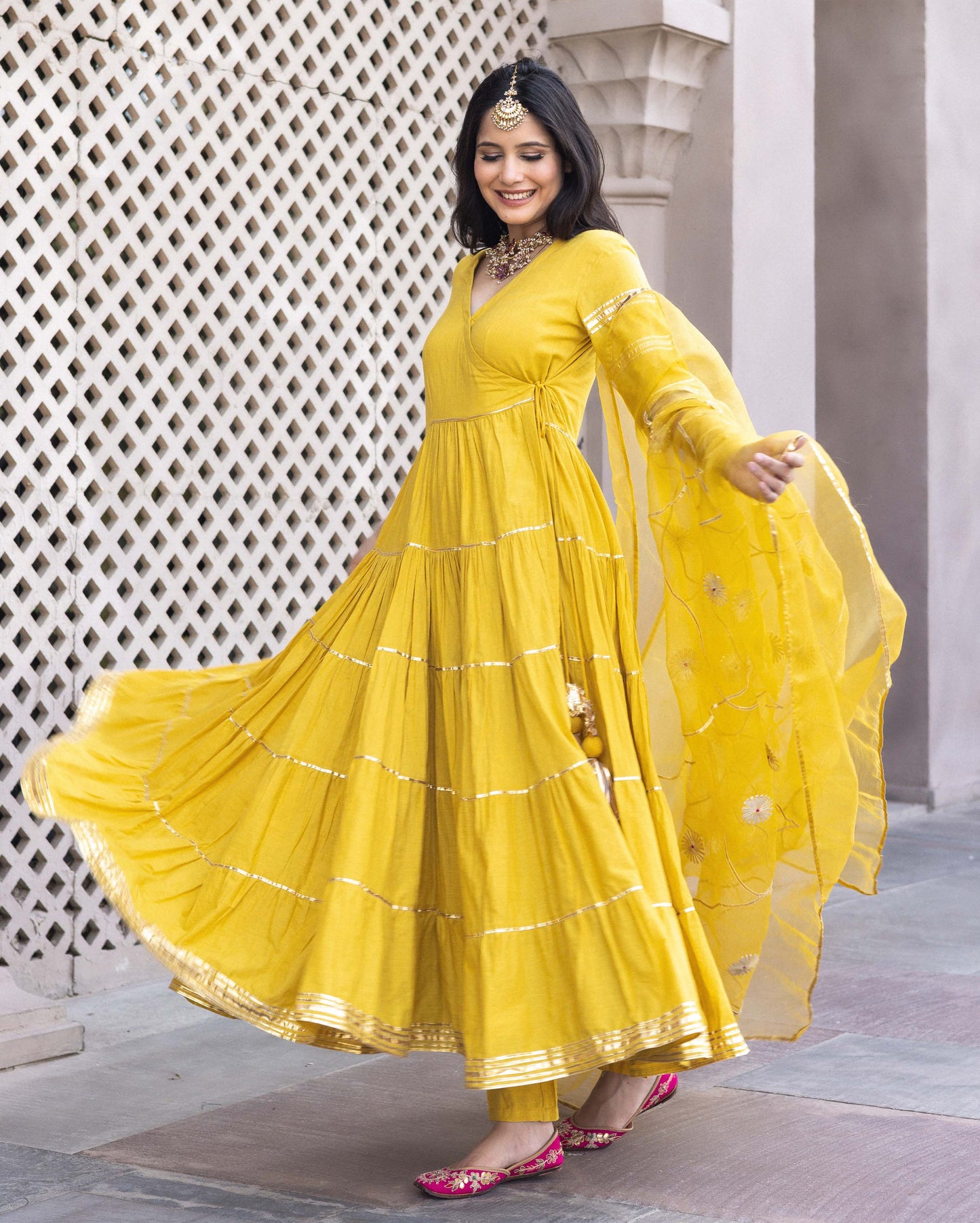 Women's Dahabi Gotapatti Cotton Suit Set