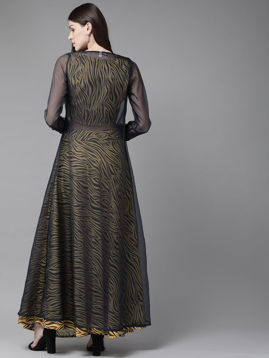 Women's Printed Top with Skirt