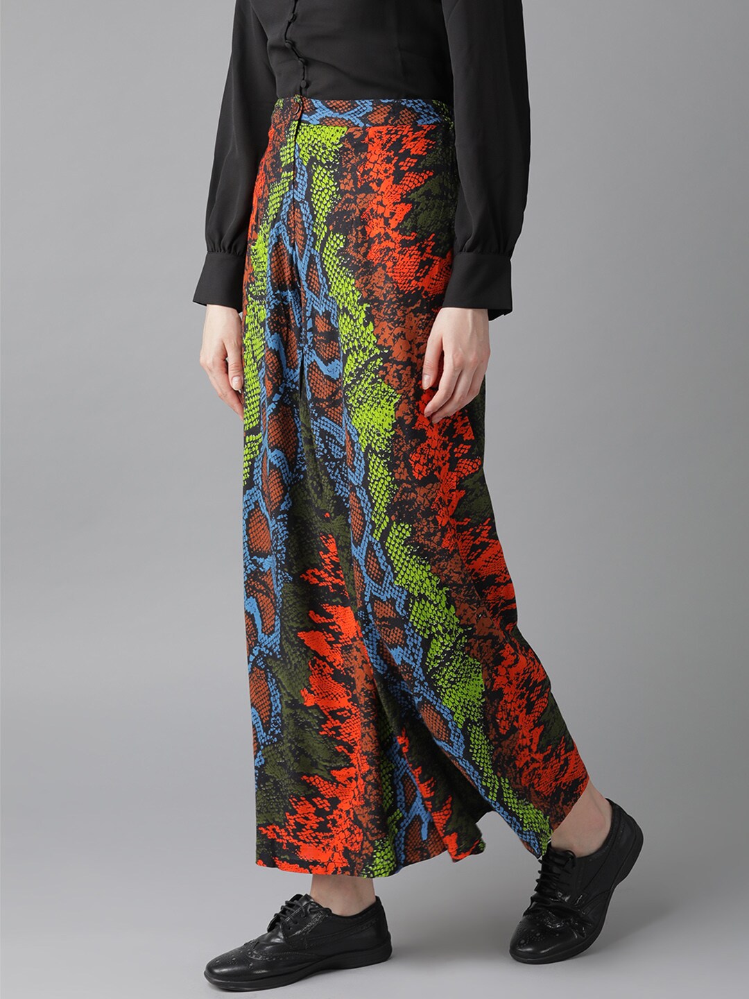 Women's Multicolor Flared Palazzo