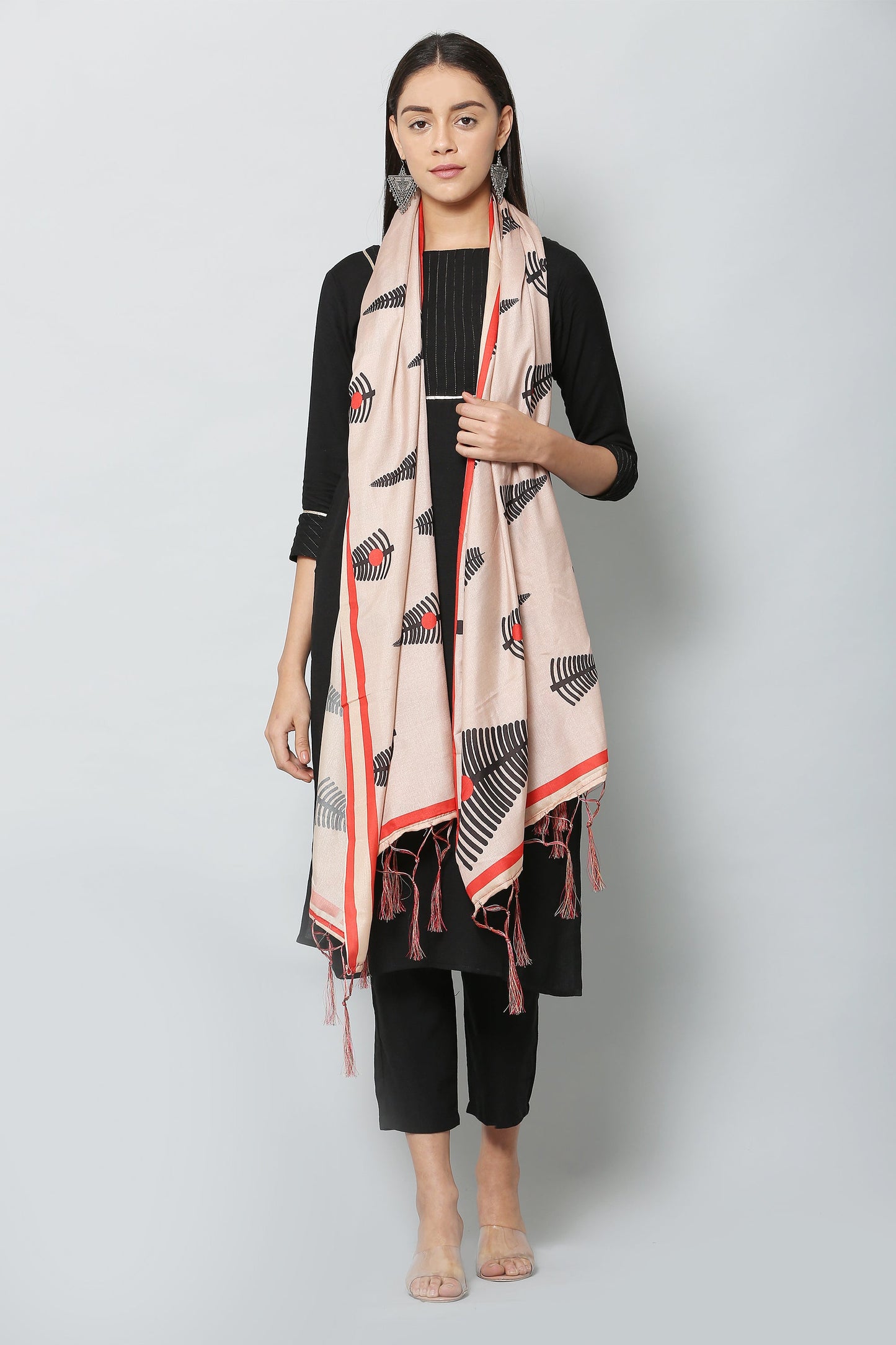 Women's MultiColored Art Silk Digital Printed Dupatta