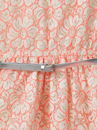Color_Off White & Neon Orange