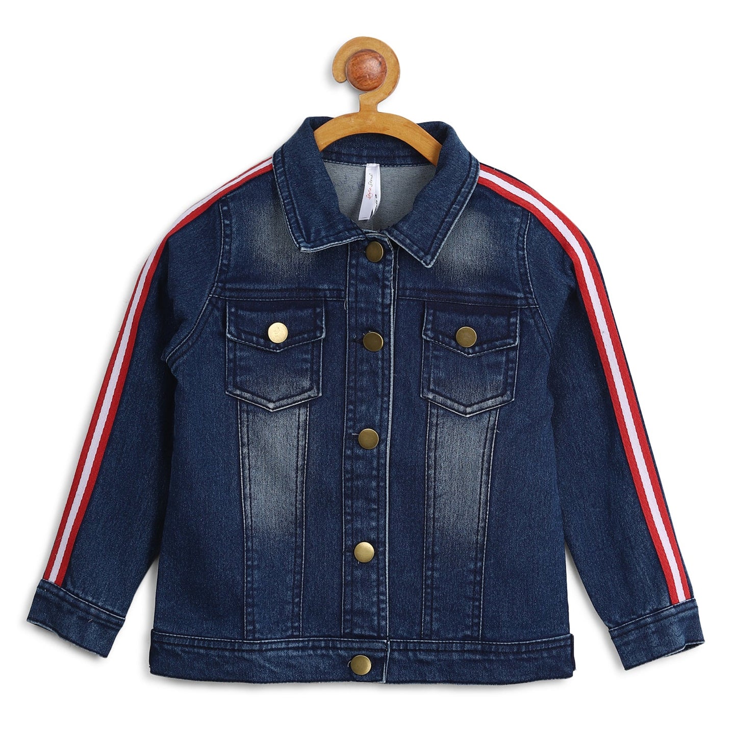 Girl's Distress Denim Jacket - S