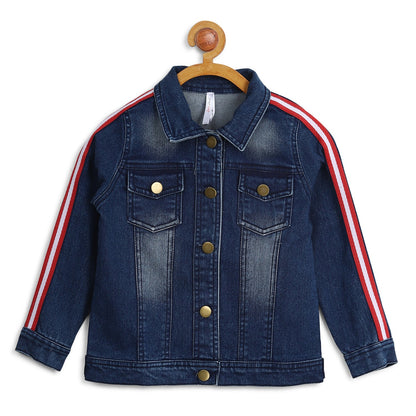 Girl's Distress Denim Jacket - S