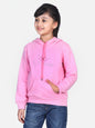 Girl's  Red Crystal Princess Embellished Winter Hoodie - S
