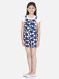 Girl's Yellow Printed Jumpsuit - S