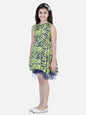 Girl's Floral Printed Tiered Dress - S