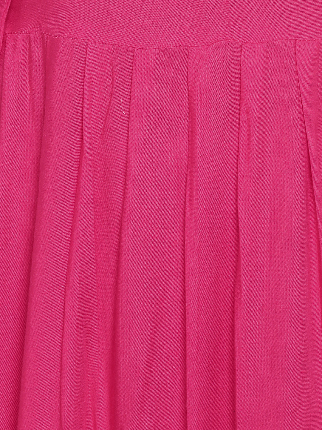 Women's Pink Rayon Anarkali Kurta By Vbuyz (1