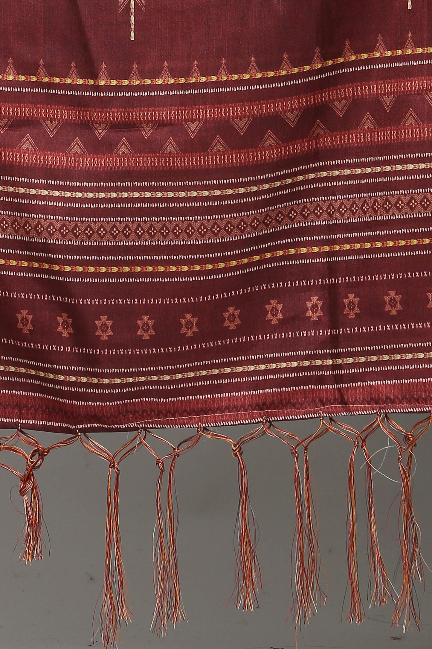 Women's Maroon Color Art Silk Digital Printed Dupatta