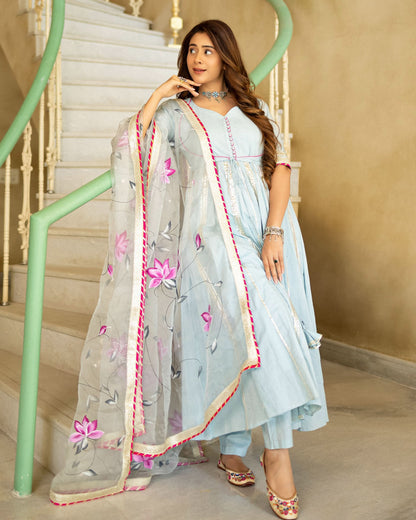 Women's Ragini Handpainted Suit Set