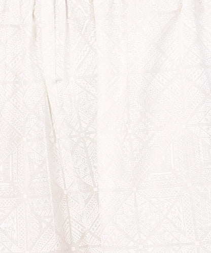Women's Off White Printed Ankle Length Pallazo