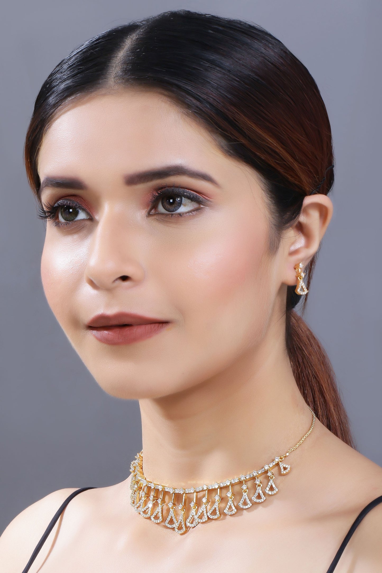 Women's Gold Plated Jewellery Set
