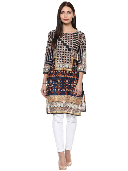 Women's Cotton Pakistani Style Print Only Kurta
