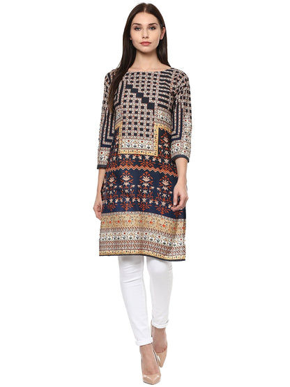 Women's Cotton Pakistani Style Print Only Kurta
