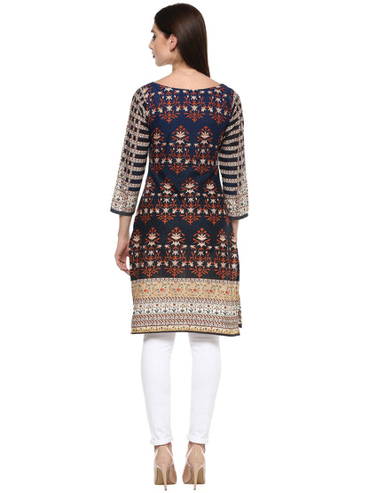 Women's Cotton Pakistani Style Print Only Kurta