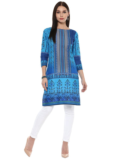 Women's Cotton Jaipur Style Only Kurti