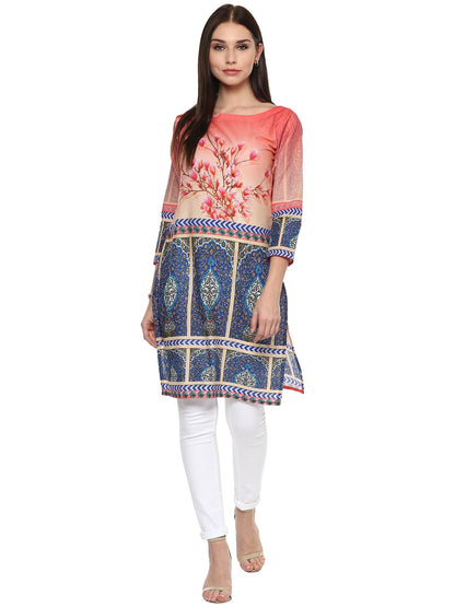 Women's Cotton Digital Printed Pakistani Only Kurta