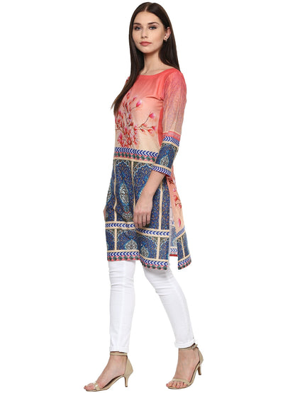 Women's Cotton Digital Printed Pakistani Only Kurta