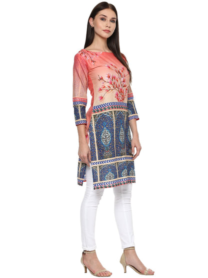 Women's Cotton Digital Printed Pakistani Only Kurta