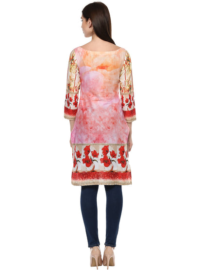 Women's Cotton Pakistani Digital Printed Only Kurti
