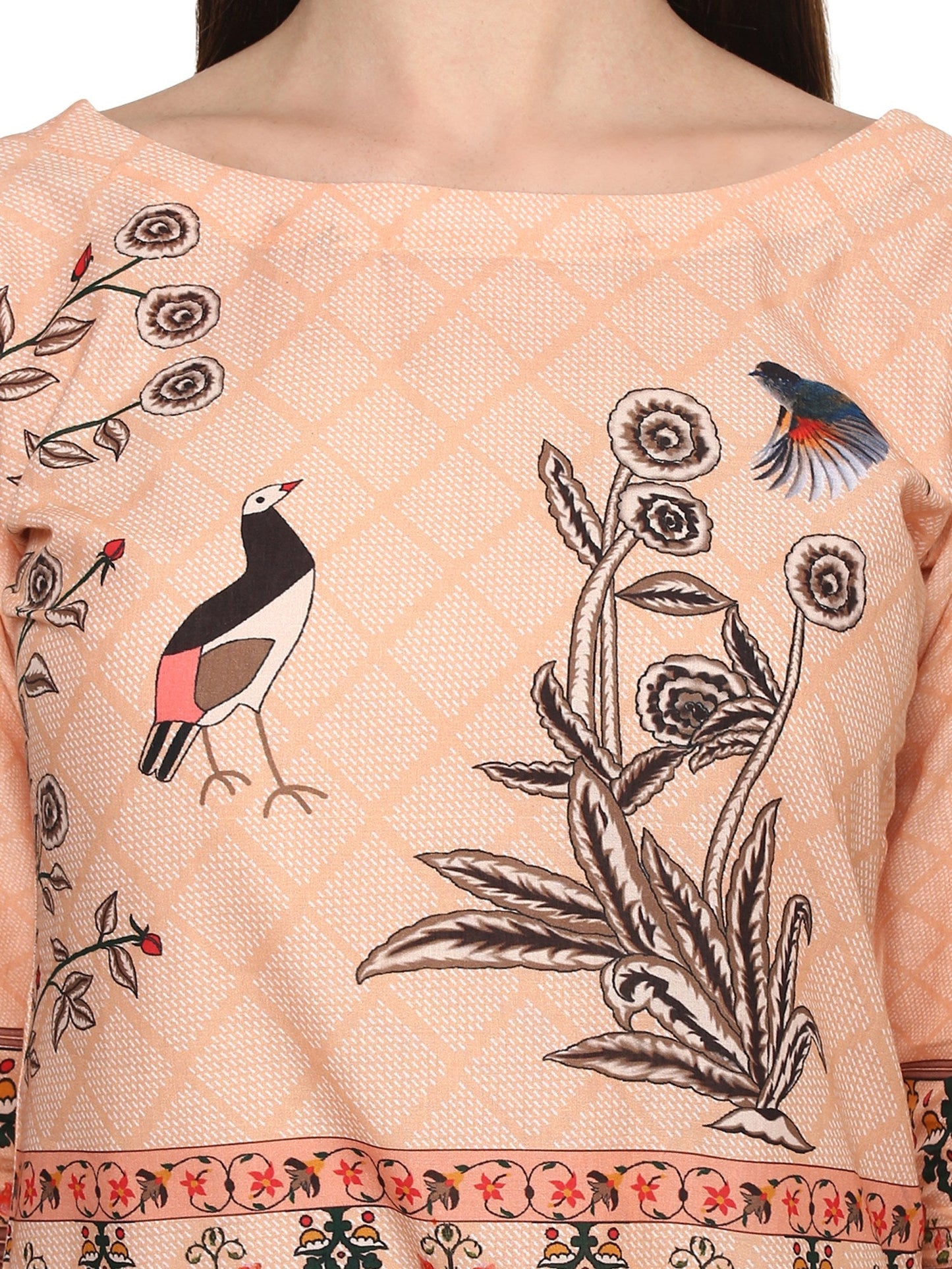 Women's Cotton Digital Printed Only Kurti