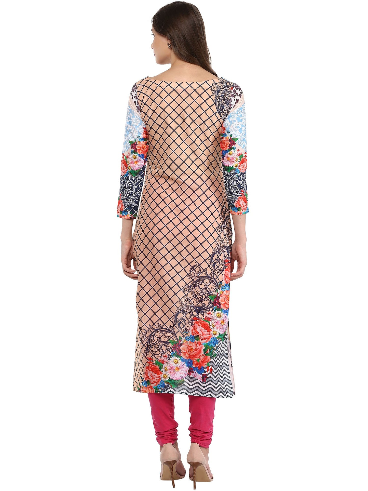 Women's Floral Summer Cotton Printed Digital Only Kurti