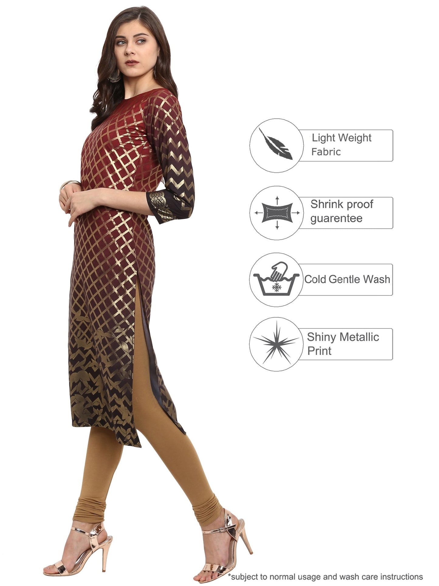 Women's Partywear Ombre Only Kurta