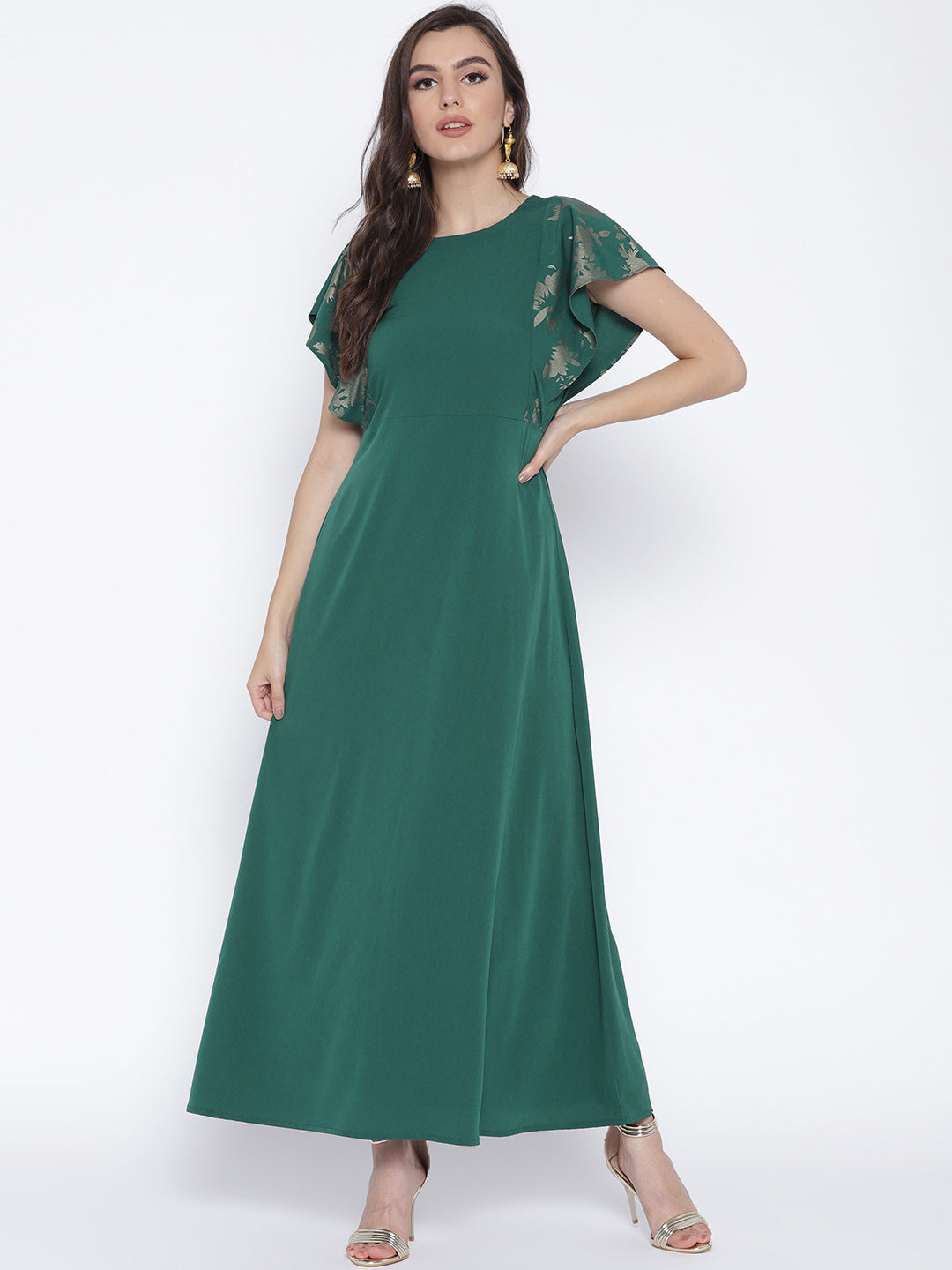 Women's Blue Green Only Kurta Dress