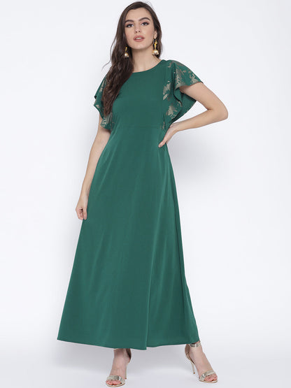 Women's Blue Green Only Kurta Dress