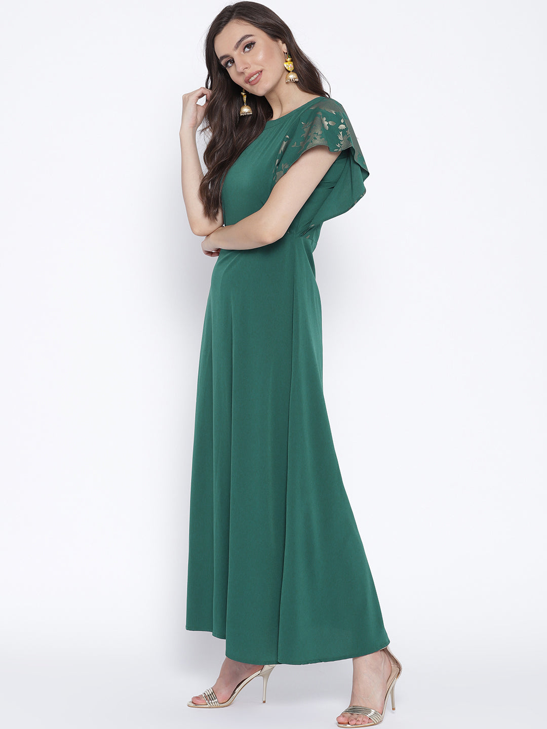 Women's Blue Green Only Kurta Dress