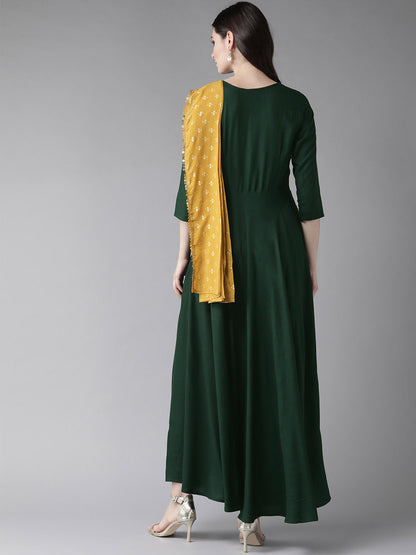 Women's Women's Dark Green Only Gown