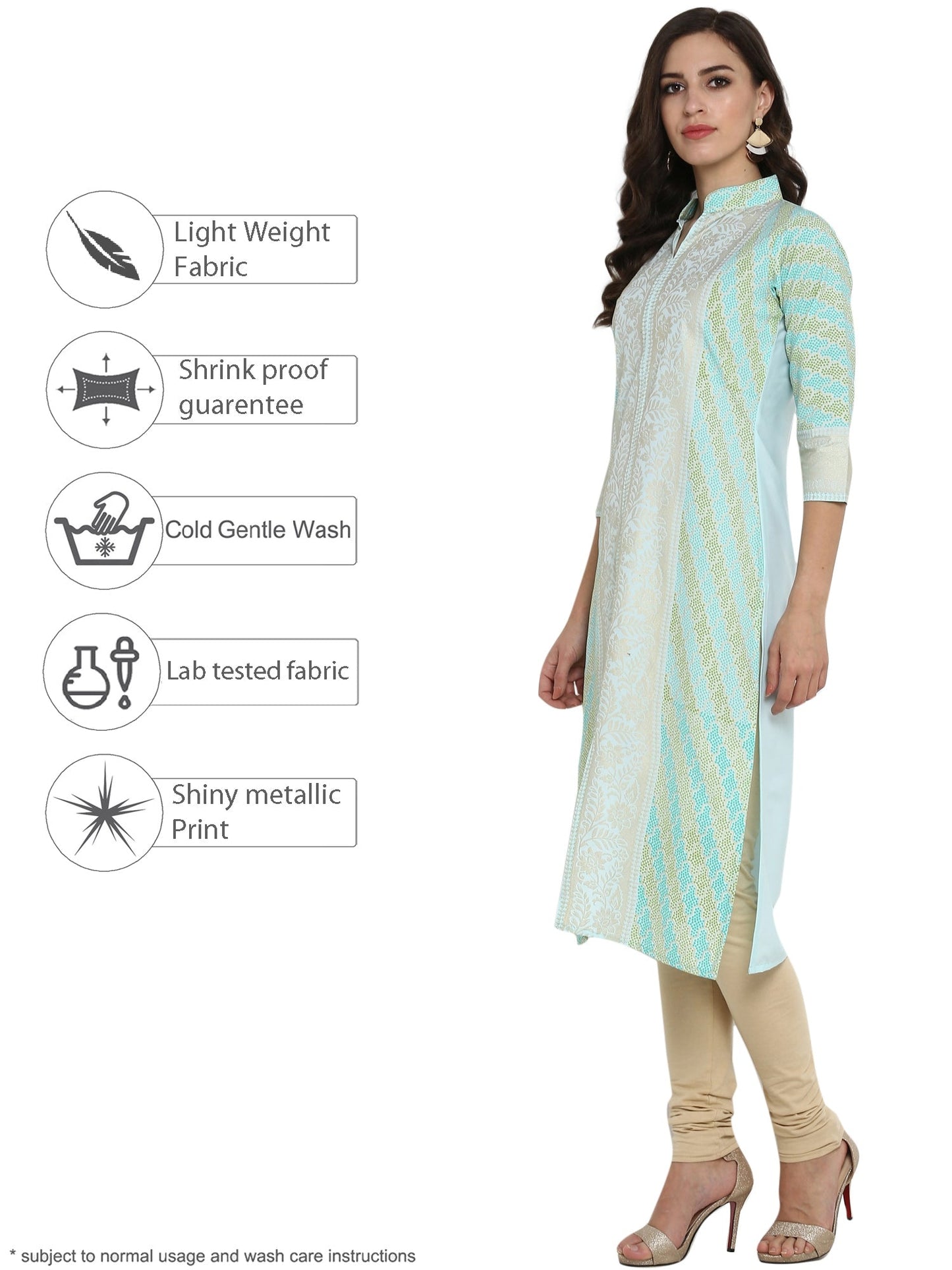 Women's Designer Sherwani Style Only Kurta