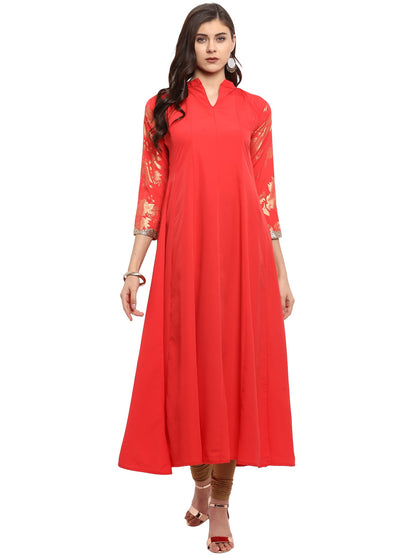Women's Delicate Anarkali Kurta Only