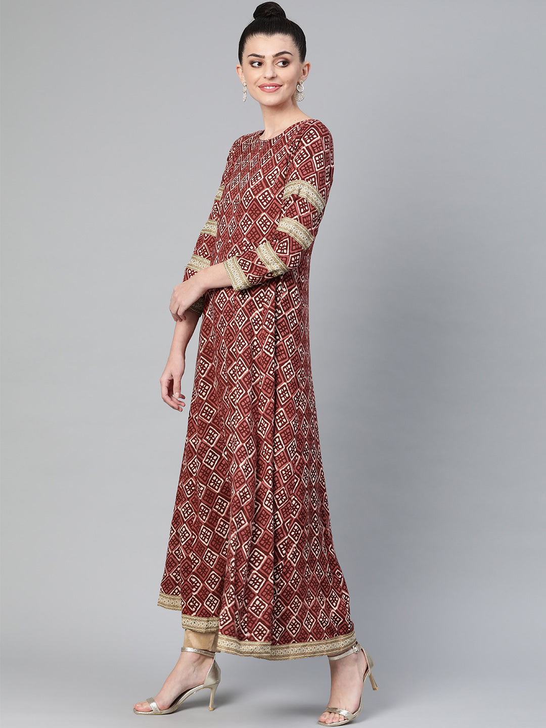 Women's  Printed Kurta With Dupatta Set