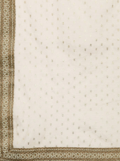 Women's  Printed Kurta With Dupatta Set