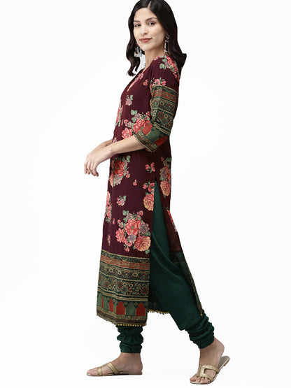 Women's  Floral Kurta Set