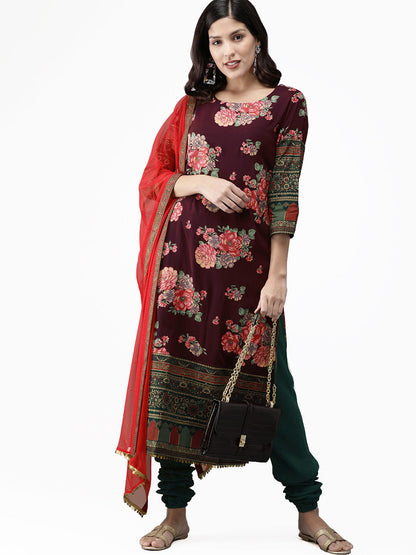 Women's  Floral Kurta Set
