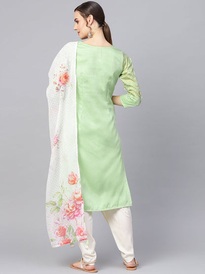 Women's  Printed Straight Kurta Set