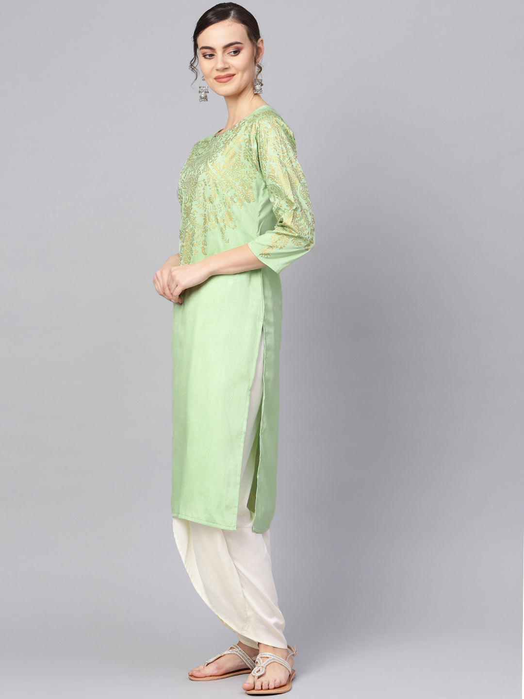 Women's  Printed Straight Kurta Set