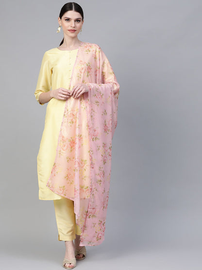 Women's Yellow Kurta Set
