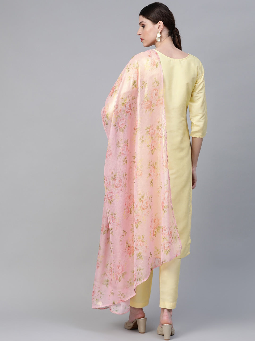 Women's Yellow Kurta Set