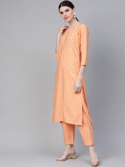 Women's Bandhani Printed Kurta Set