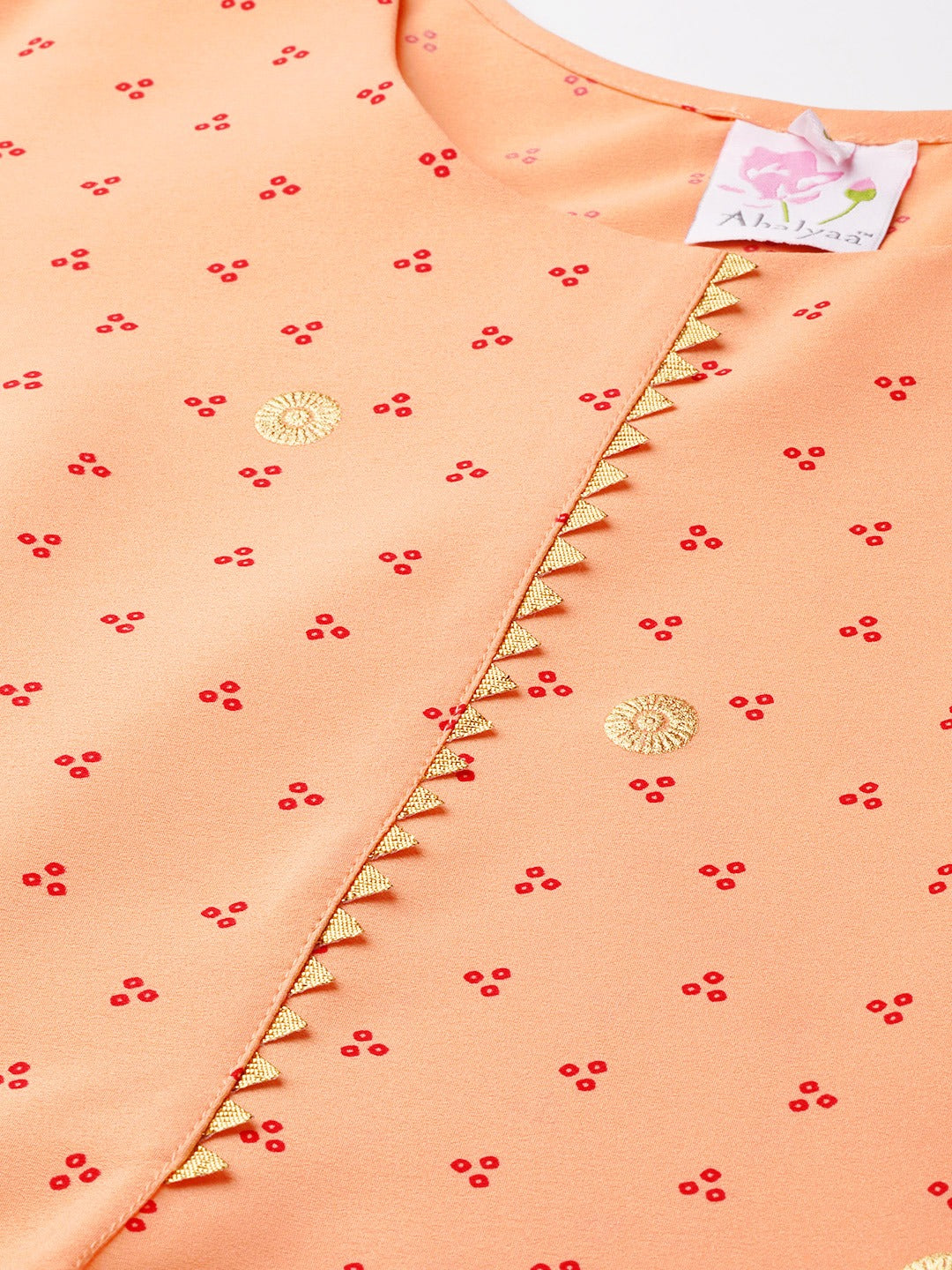Women's Bandhani Printed Kurta Set