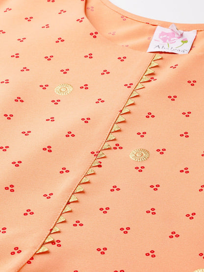 Women's Bandhani Printed Kurta Set