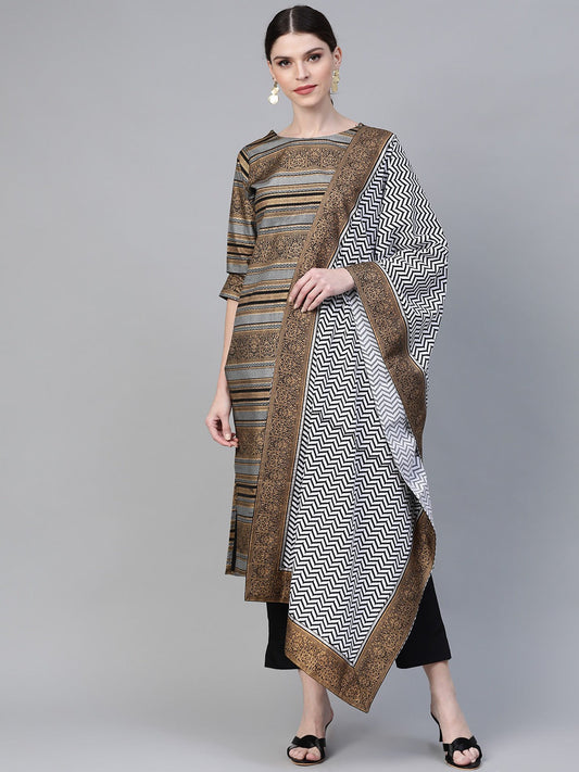 Women's Printed Straight Kurta Set