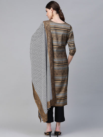 Women's Printed Straight Kurta Set