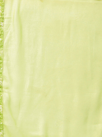 Women's Green And White Printed Kurta Set