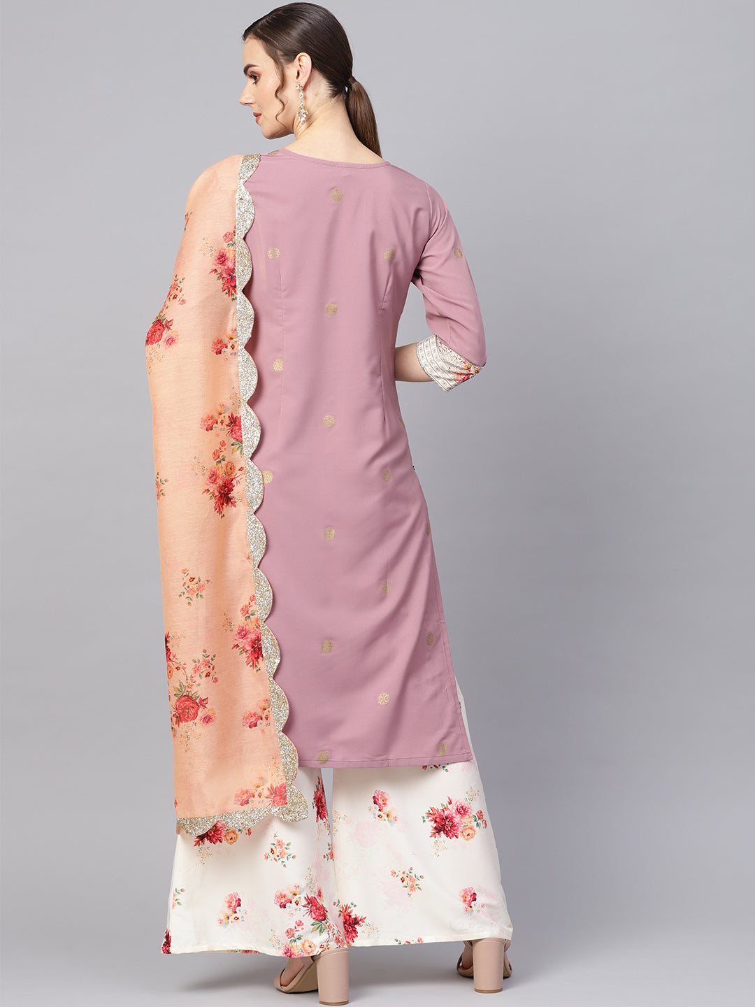 Women's  Printed Straight Kurta Set