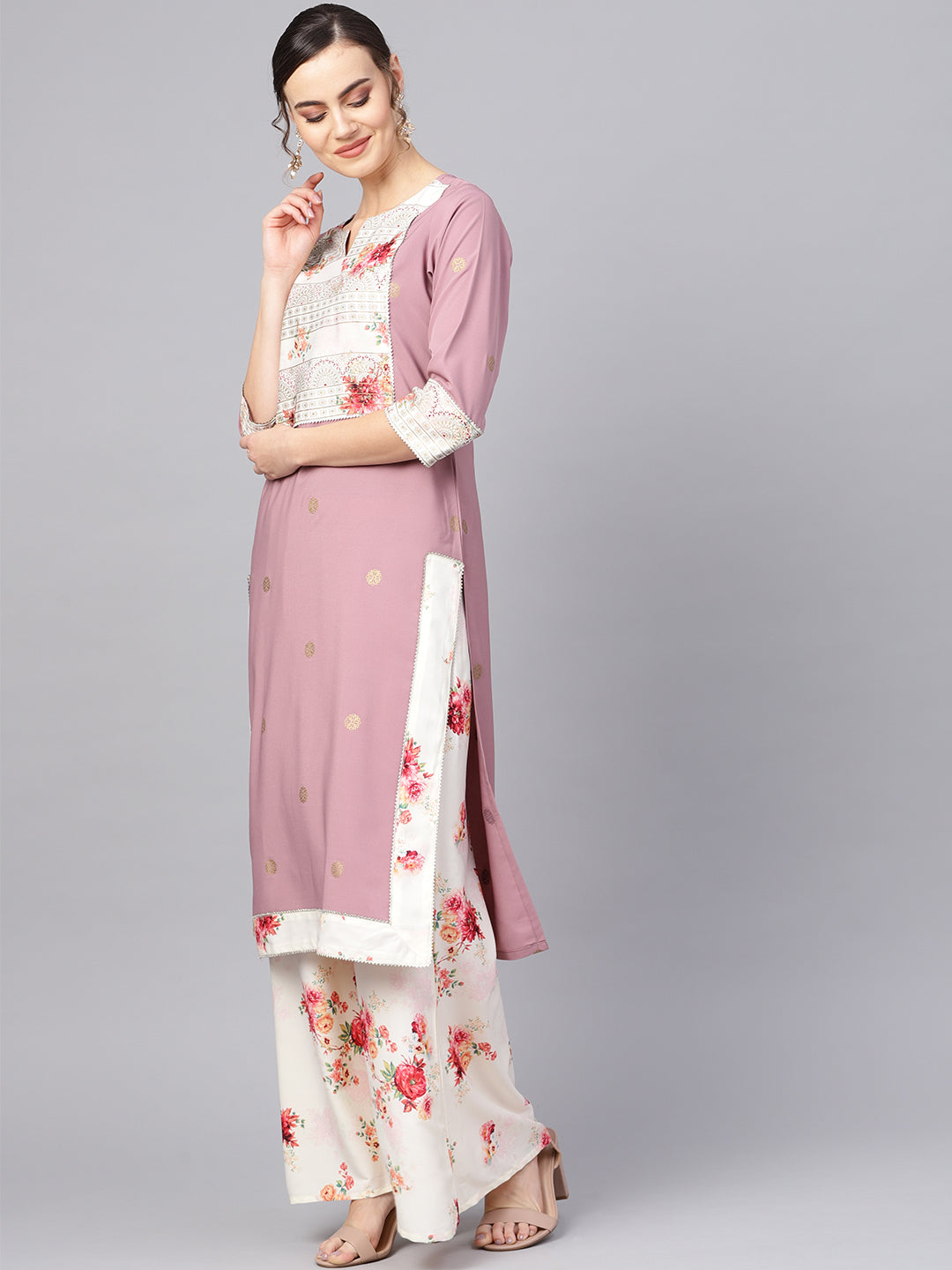 Women's  Printed Straight Kurta Set