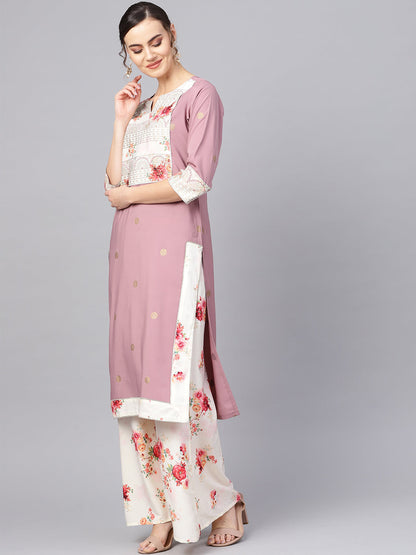 Women's  Printed Straight Kurta Set