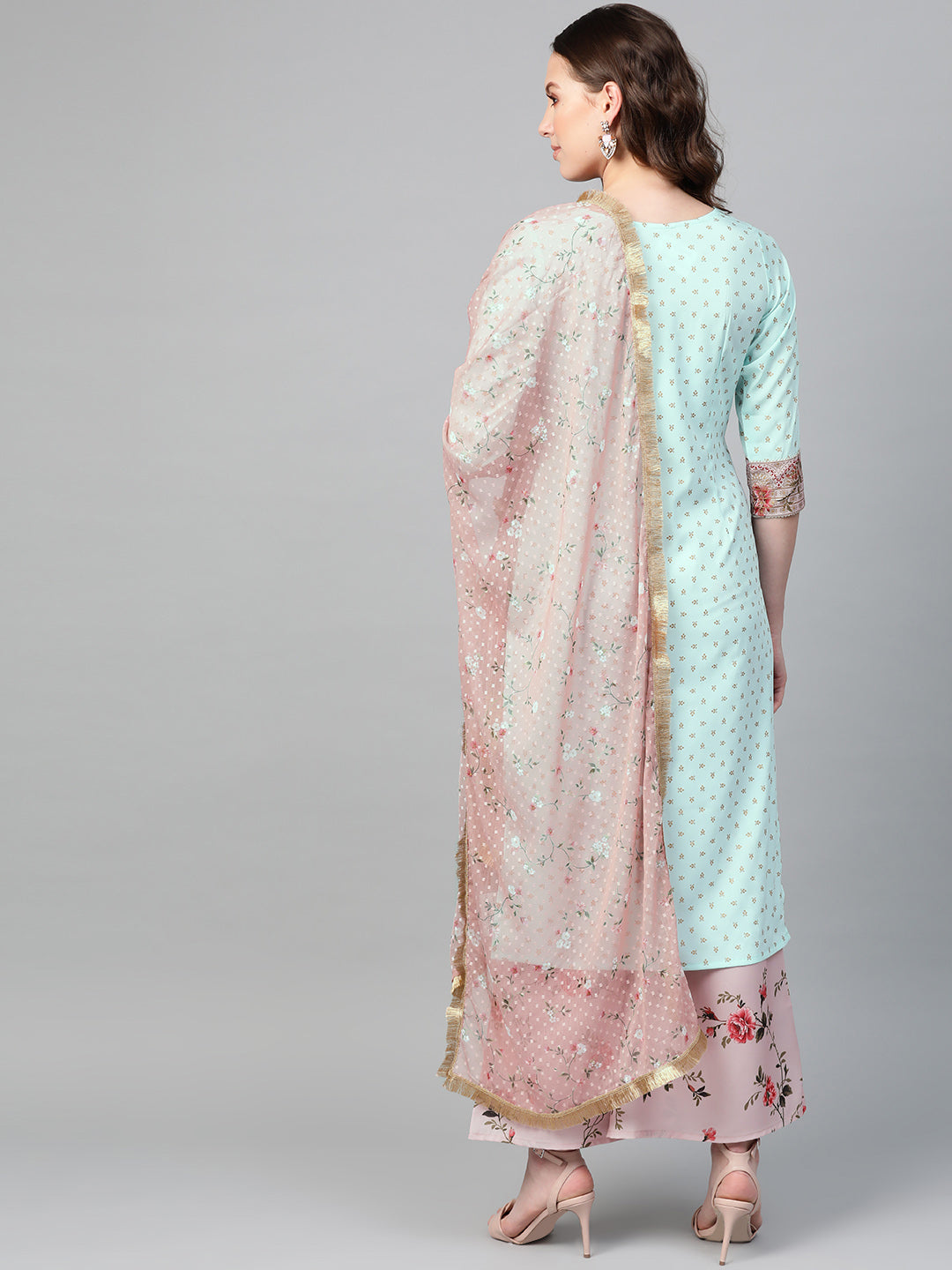 Women's  Printed Straight Kurta Set